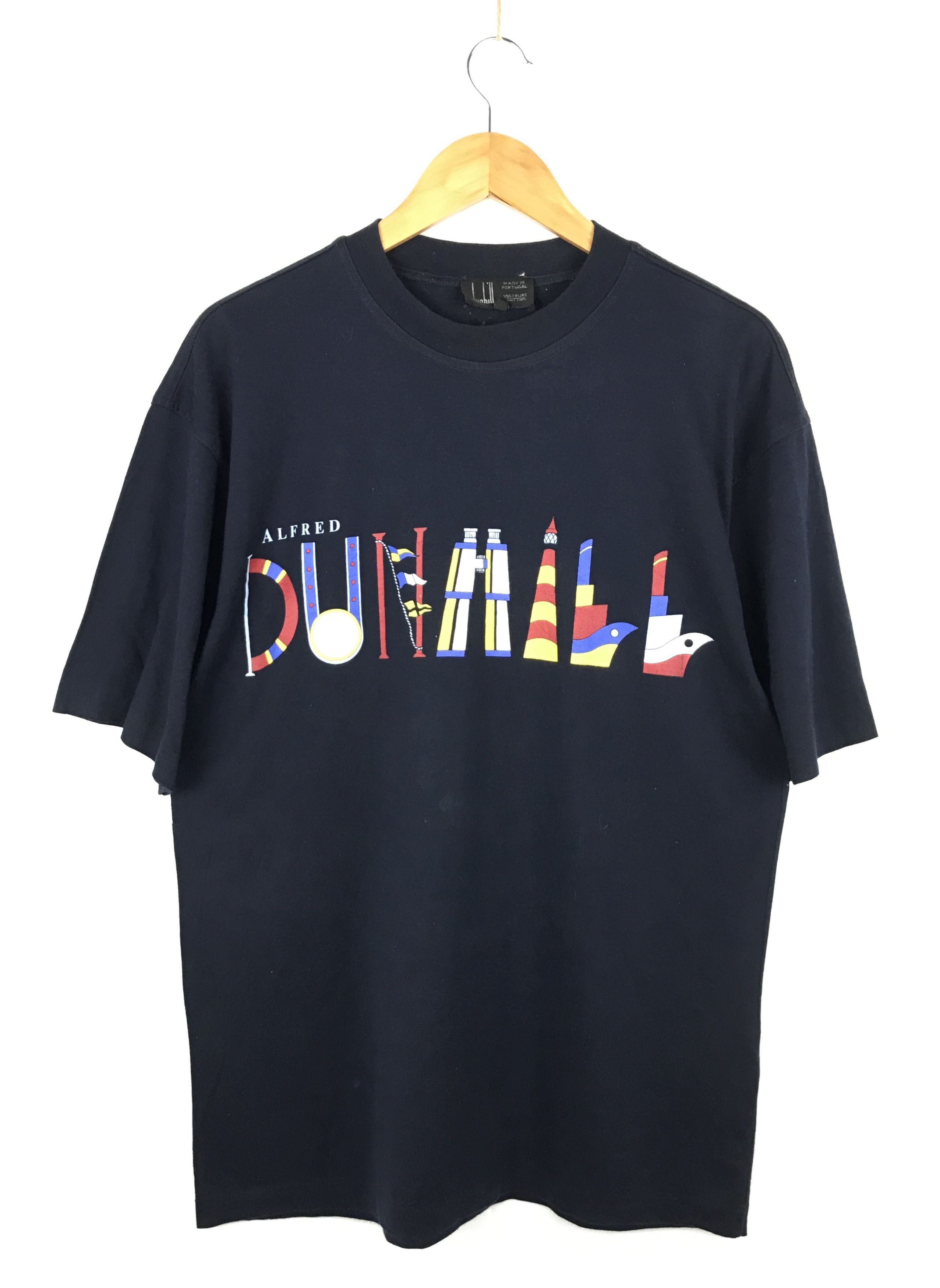 Alfred Dunhill × Designer × Vintage DUNHILL COLLAR T SHIRT