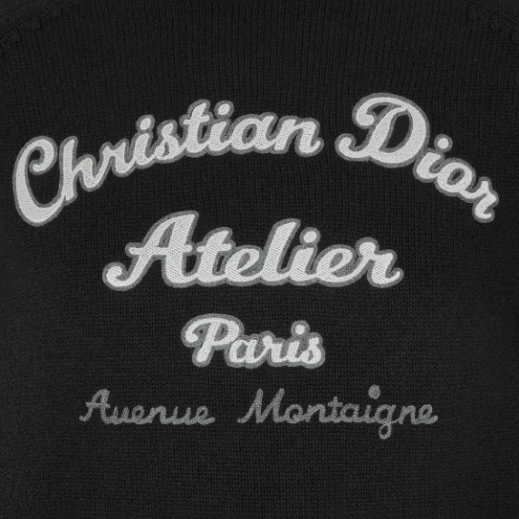 Dior o1w1db11025 213M64 Christian Dior Atelier Sweater in Black Size US XL / EU 56 / 4 - 3 Thumbnail