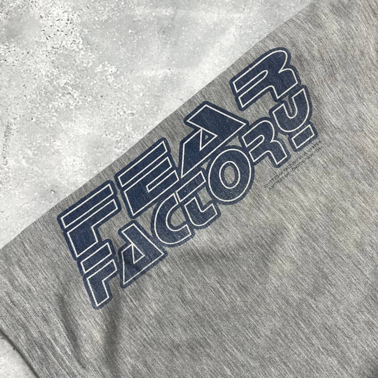 Band Tees × Vintage Vintage Fear Factory 1997 Blue Grape Sweat Shorts Gray Size US 36 / EU 52 - 3 Thumbnail