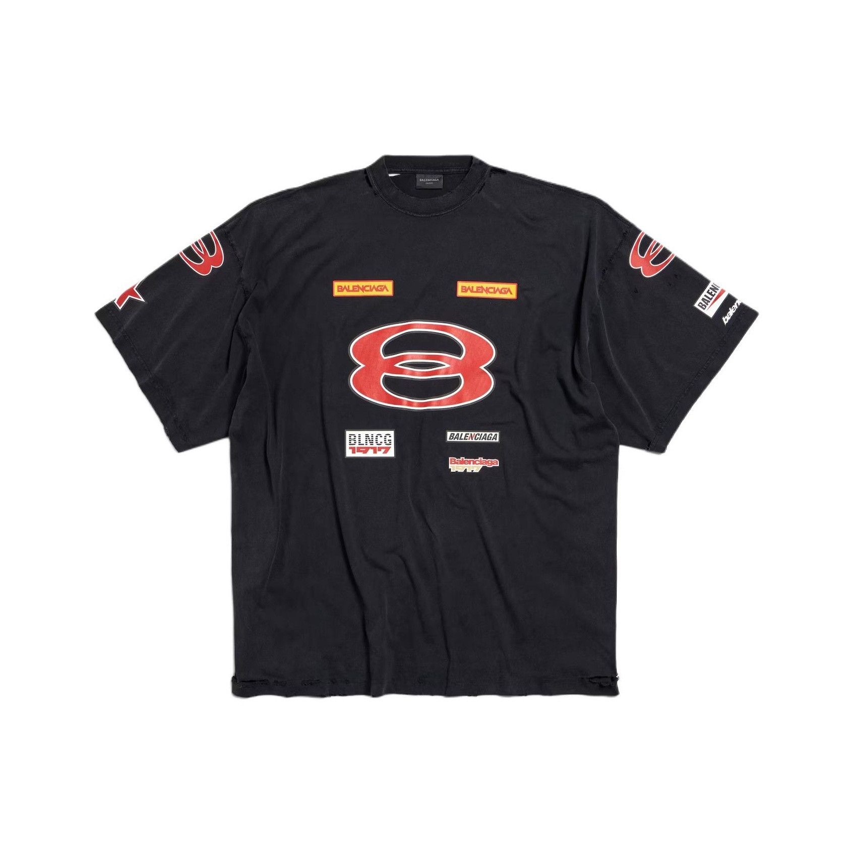 Balenciaga Balenciaga Sponsor Logo T-Shirt Size 2 Size US M / EU 48-50 / 2 - 1 Thumbnail