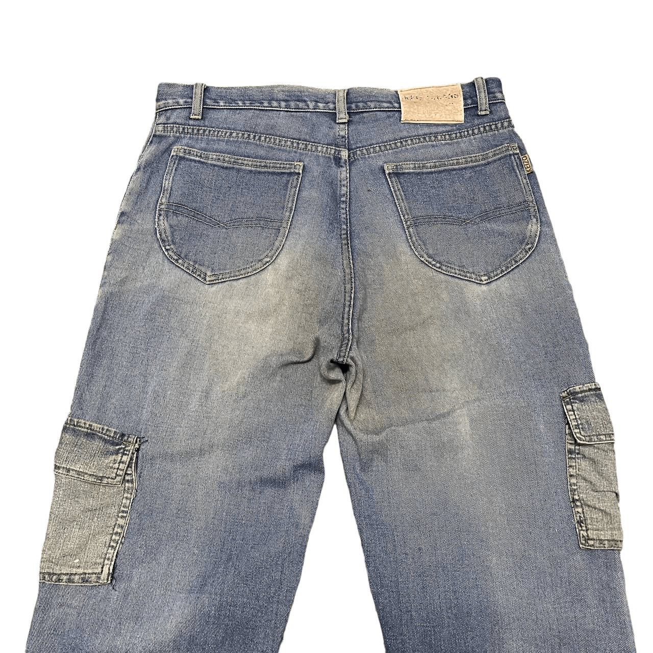 Japanese Brand Vintage Keizo Jeans Denim Cargo Jeans Size US 33 - 10 Thumbnail