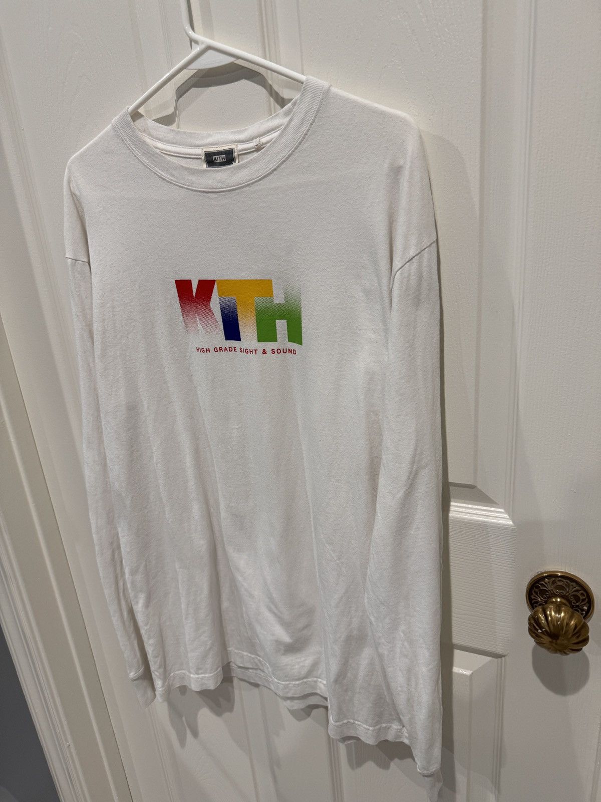 Kith Kith Sight & Sound White Longsleeve Tee size M Size US M / EU 48-50 / 2 - 3 Thumbnail