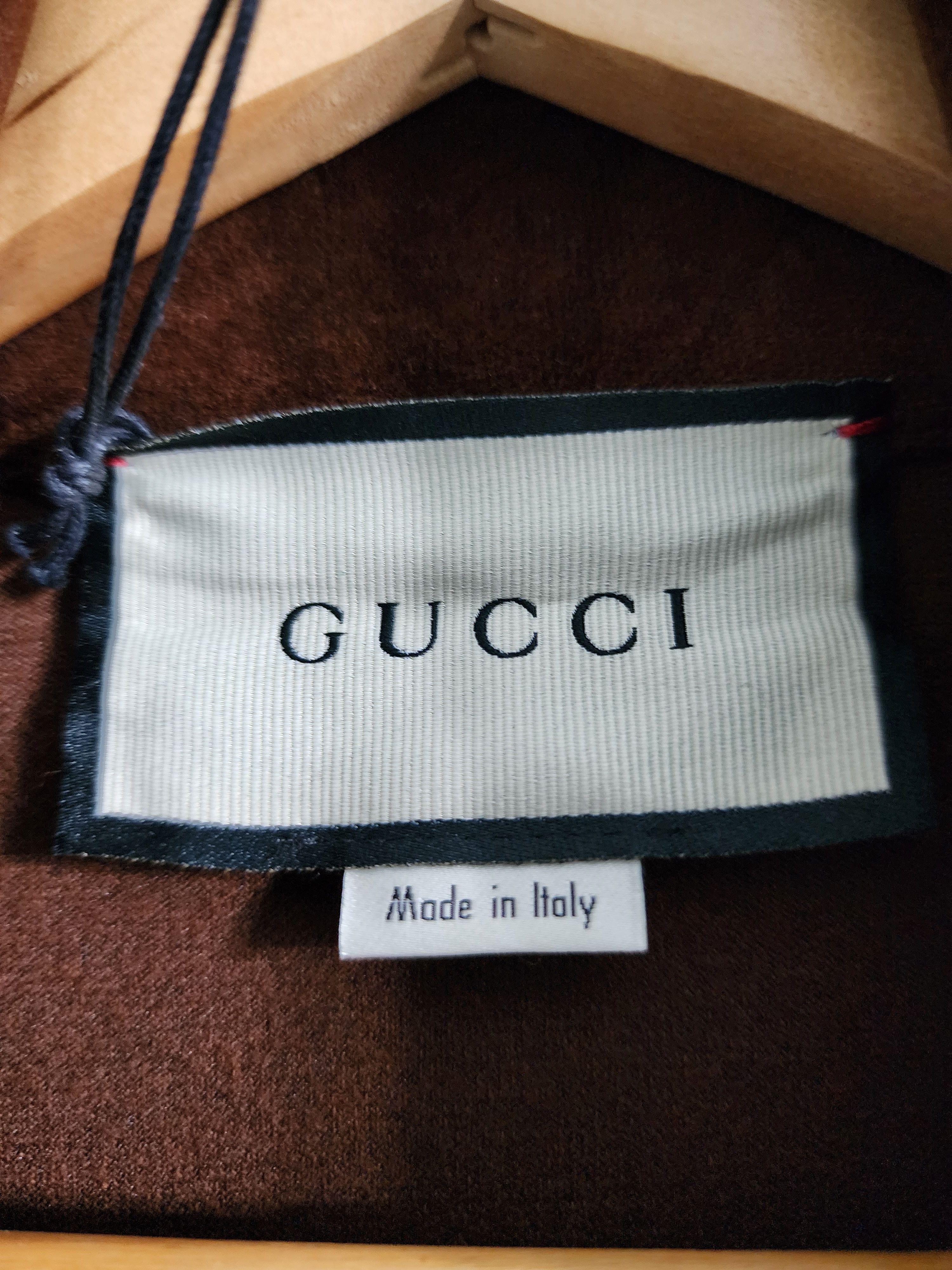Gucci GG Logo Velour Chenille Zipped Jacket Size US S / EU 44-46 / 1 - 5 Thumbnail