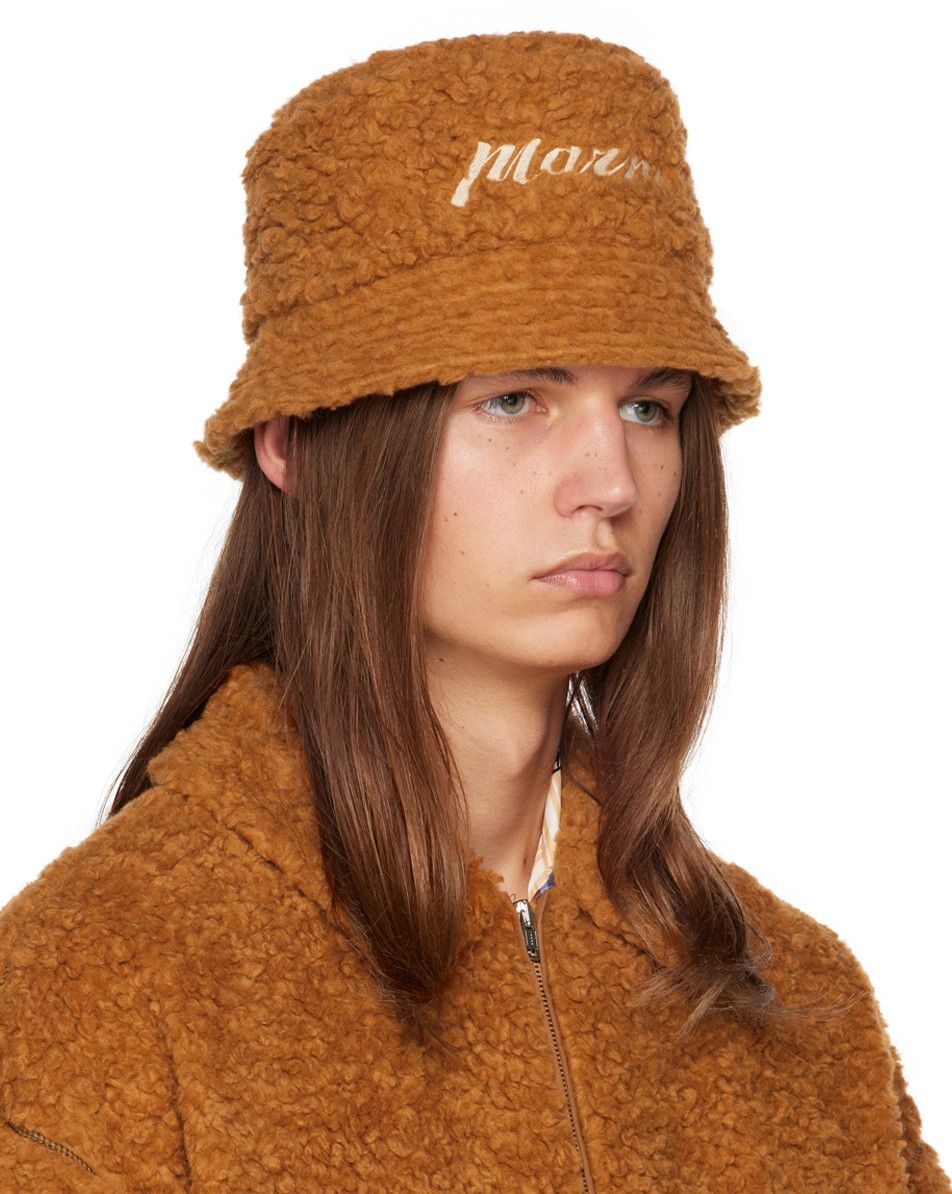 Marni o1y0225 Size : M / Cap / Hat in Camel Size ONE SIZE - 2 Thumbnail