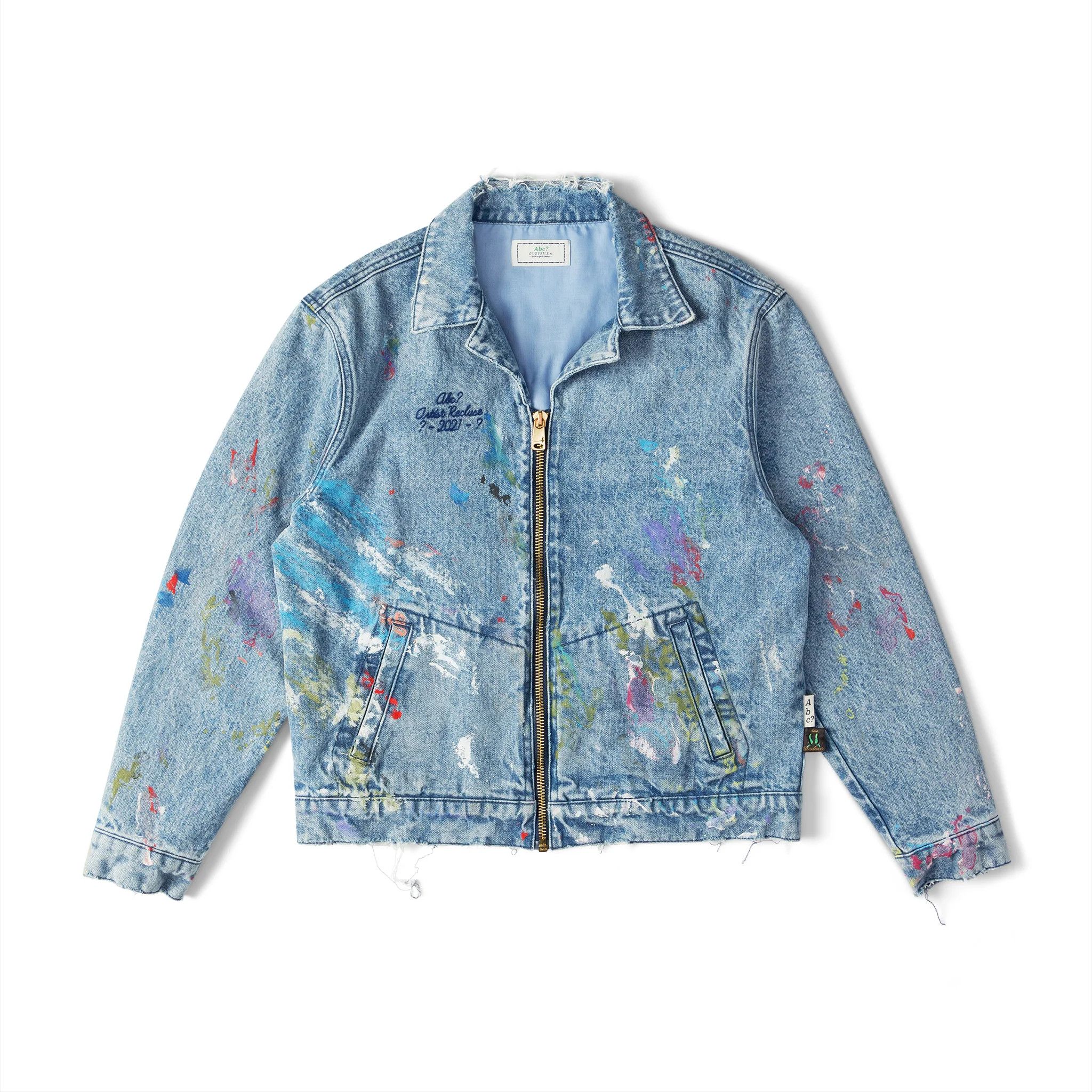 Advisory Board Crystals × Guess Abc. x Guess "Abc?" Painter's Denim Jacket Size US S / EU 44-46 / 1 - 2 Thumbnail