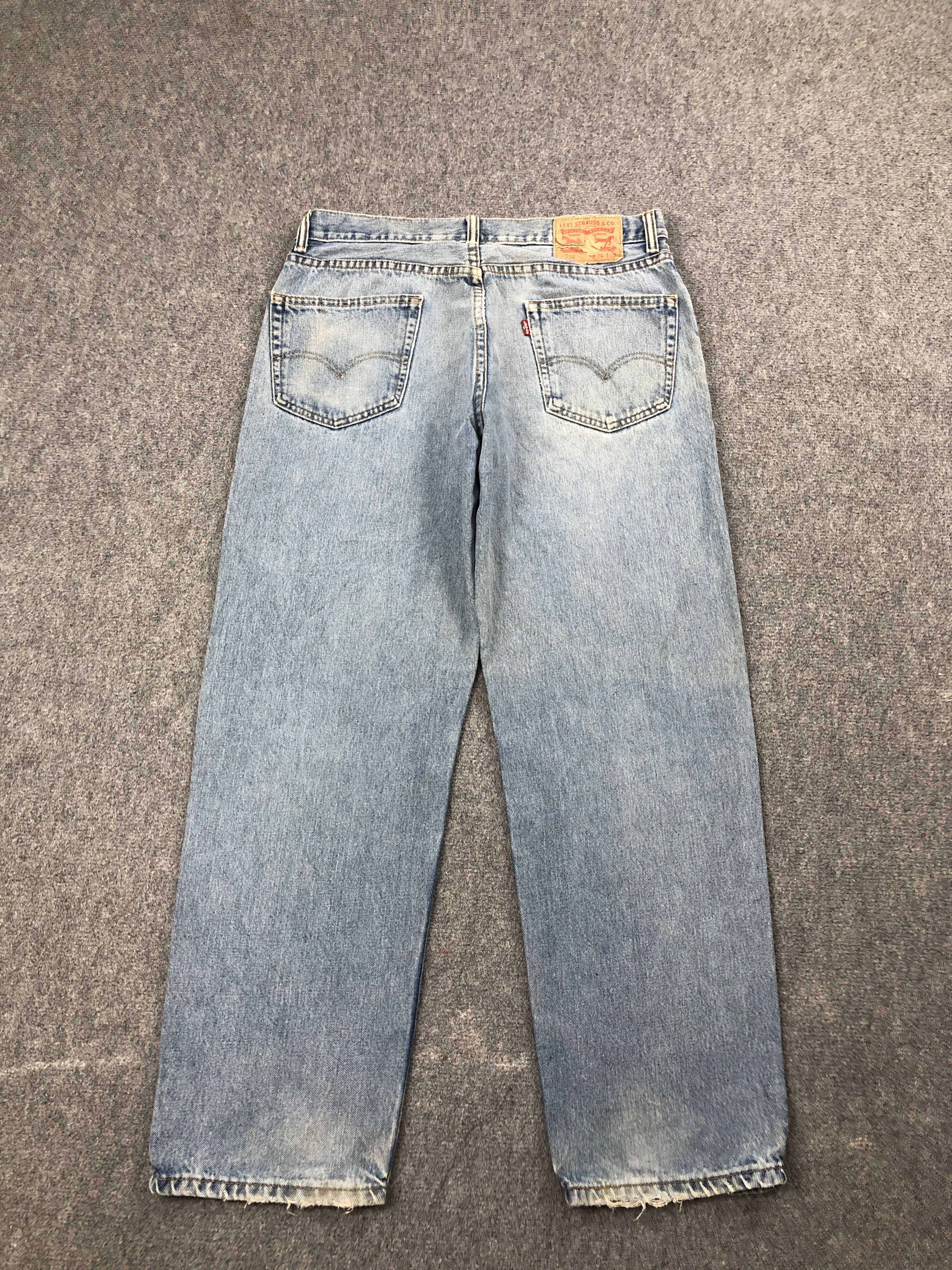 Levi's Lighwash Vintage Levis 550 Jeans DP2523 Size US 32 / EU 48 - 3 Thumbnail