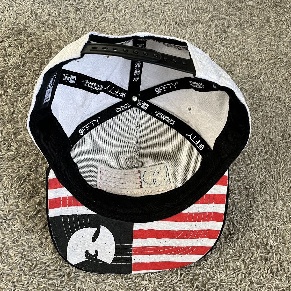 Wu-Tang Clan 🔴Wu-Tang Iron Flag Hat White Snapback WuTang Cash Rules Rza Size ONE SIZE - 4 Thumbnail