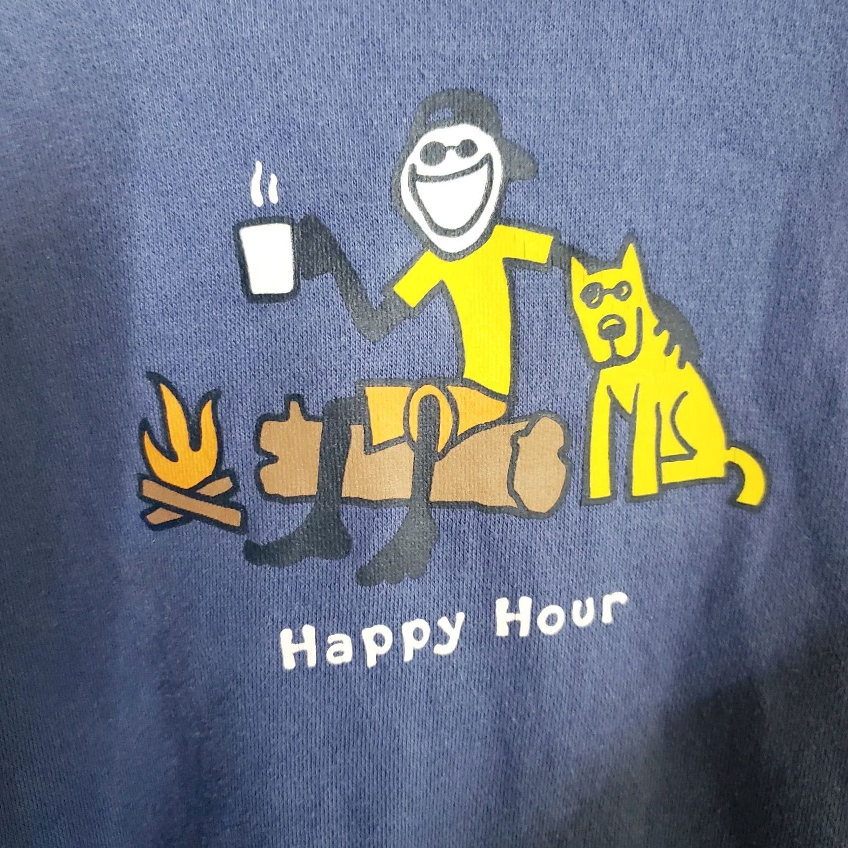 Life is Good Life is Good Hoodie Sweatshirt Blue Unisex Adults L Size US L / EU 52-54 / 3 - 7 Thumbnail