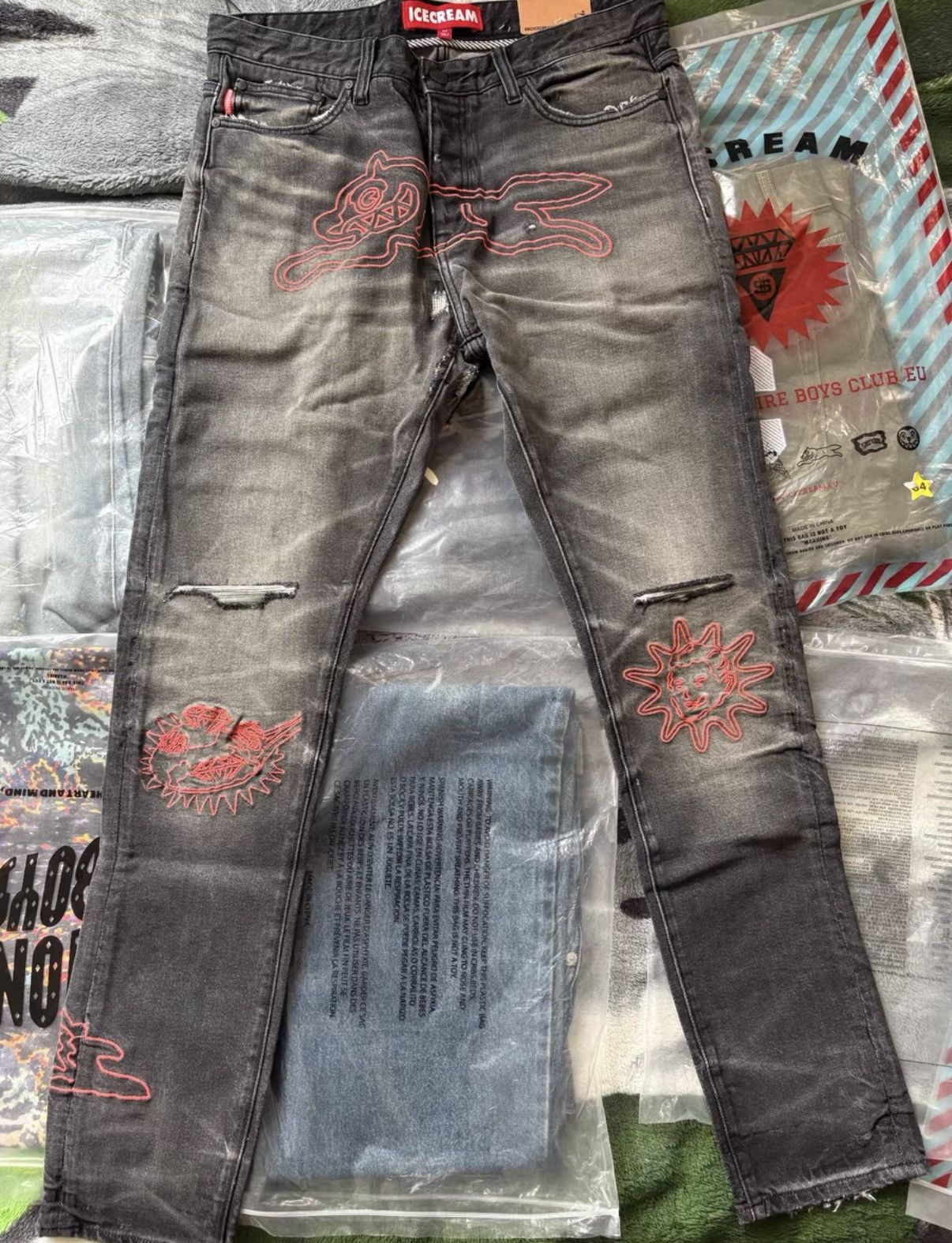 Billionaire Boys Club Billionaire Boys Club BBC Collaboration Jeans Size US 36 / EU 52 - 1 Thumbnail