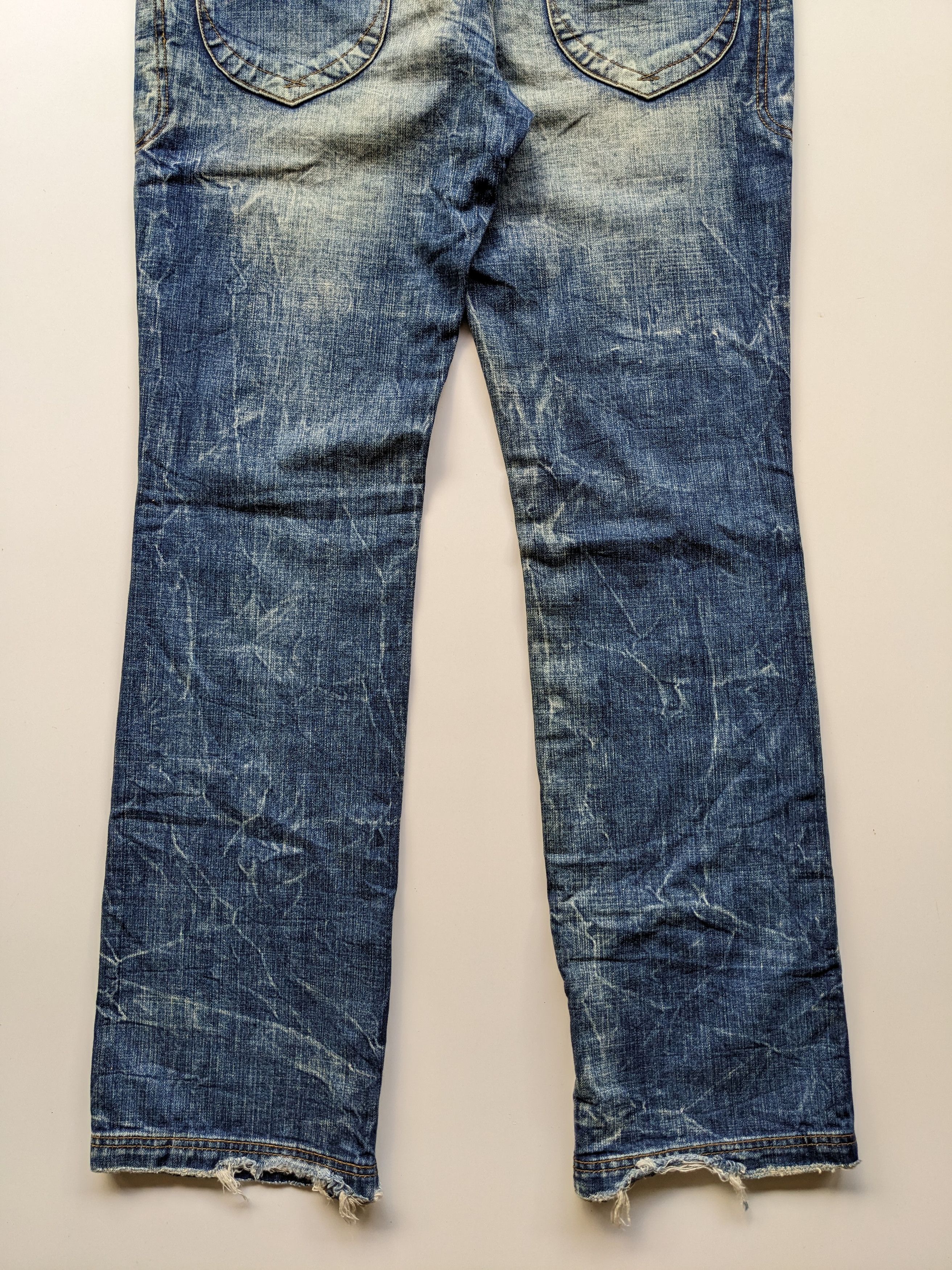 Hedi Slimane × Japanese Brand × Jean Pinball clawmark flare zipper jeans Size US 37 - 5 Thumbnail