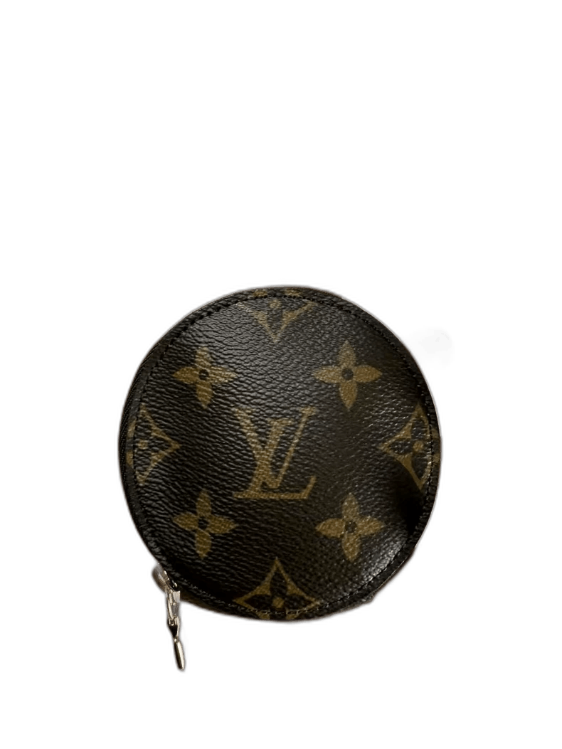 Louis Vuitton Louis Vuitton Round Coin Purse Brown Size ONE SIZE - 1 Thumbnail