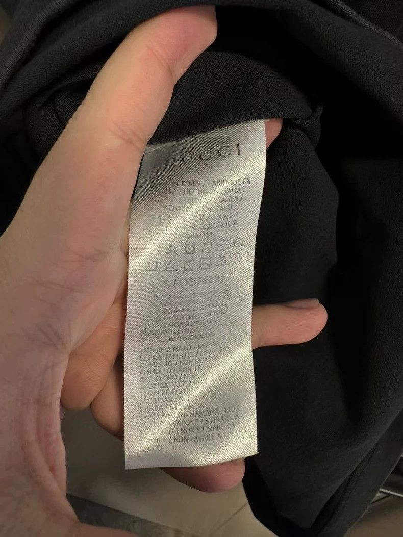 Gucci Gucci Black lightning blade short sleeves 2501-Nextarrow Size US S / EU 44-46 / 1 - 4 Thumbnail