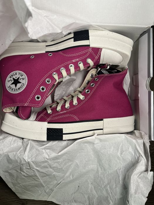 Rick Owens Pink Rick Owen Converse Drkshdw | Grailed