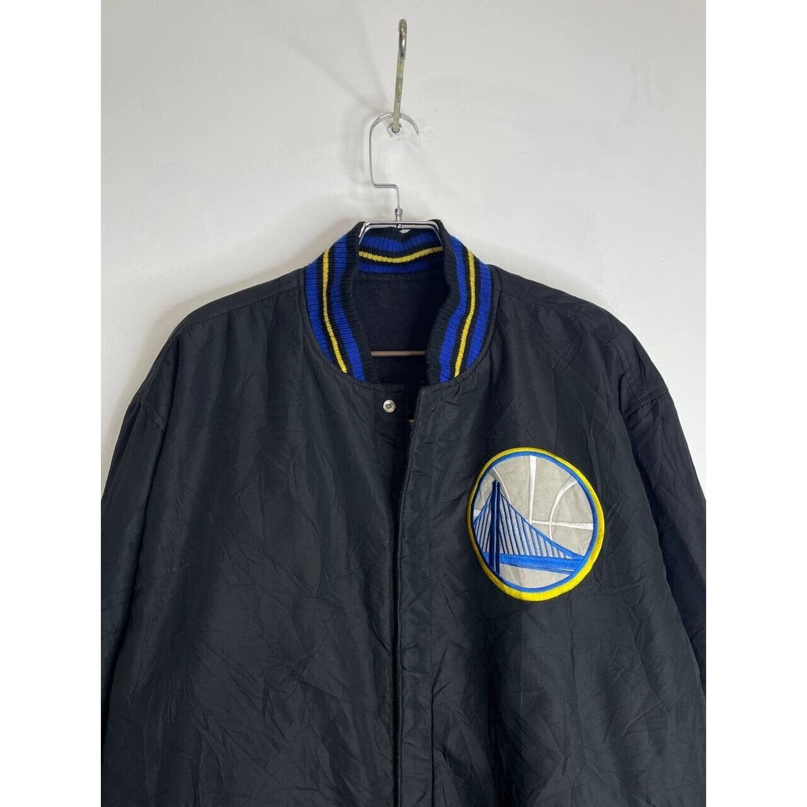 NBA × Vintage Vintage Golden State Warriors Varsity Jacket 2XL NBA Bomber Size US XXL / EU 58 / 5 - 8 Thumbnail