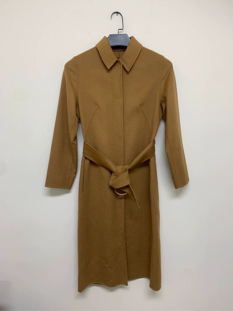 Max Mara Max Mara Caramel wool cashmere long coat Size XS / US 0-2 / IT 36-38 - 1 Thumbnail