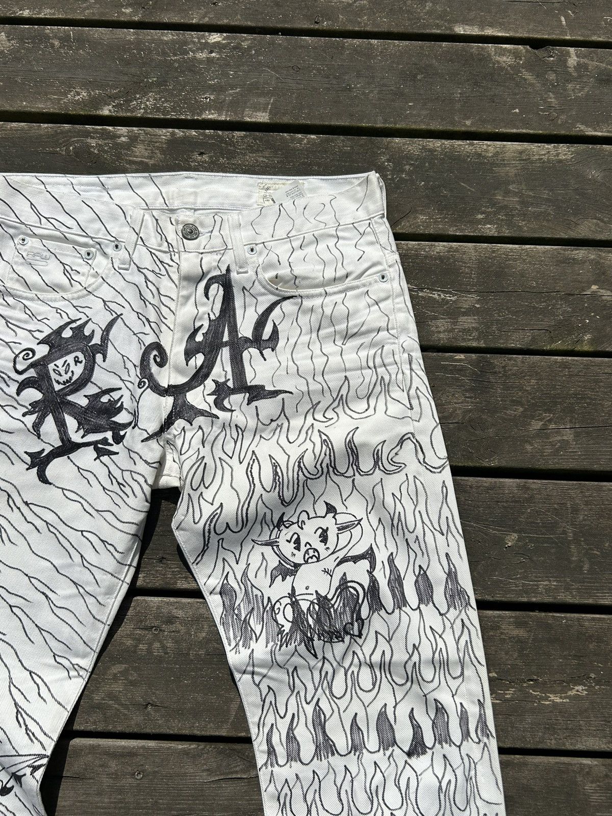 G-Star G-Star Raw Custom Jeans Size US 32 / EU 48 - 5 Thumbnail