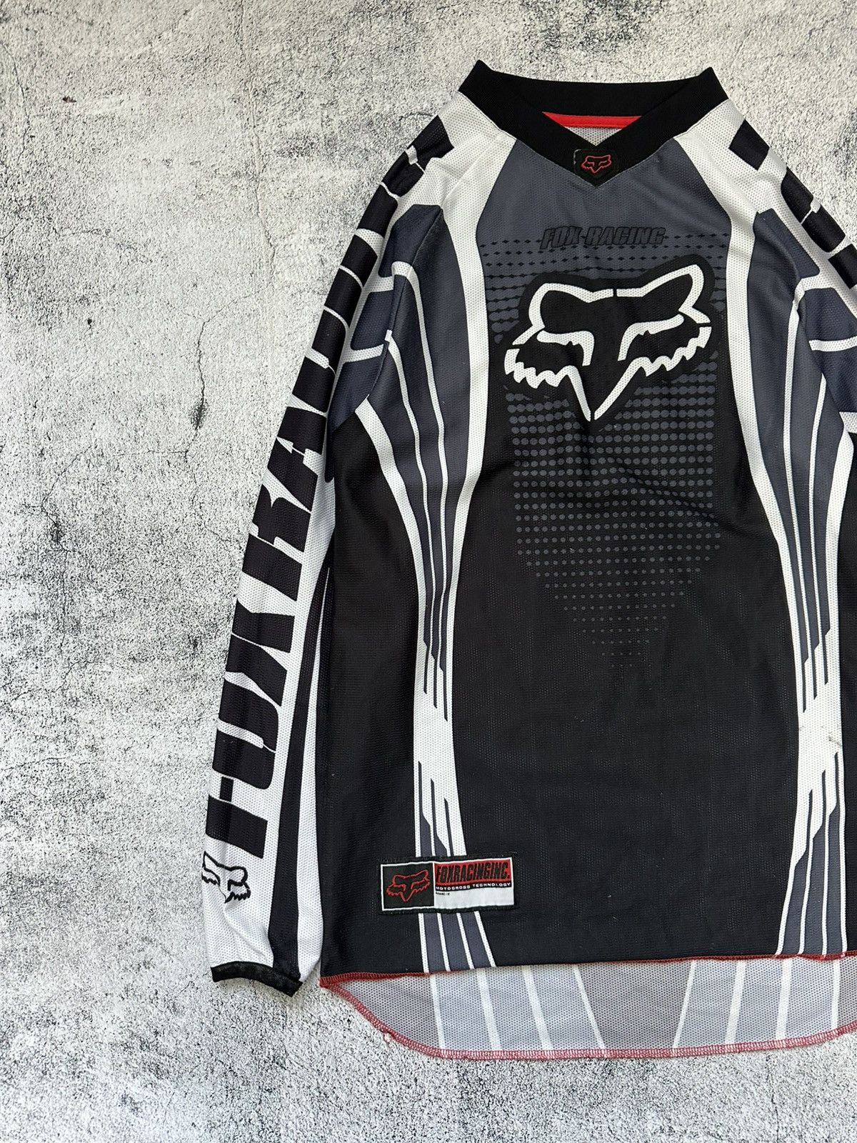 Fox Racing Vintage Fox Racing SFX Jersey Motocross Black White Fit Size US L / EU 52-54 / 3 - 2 Thumbnail
