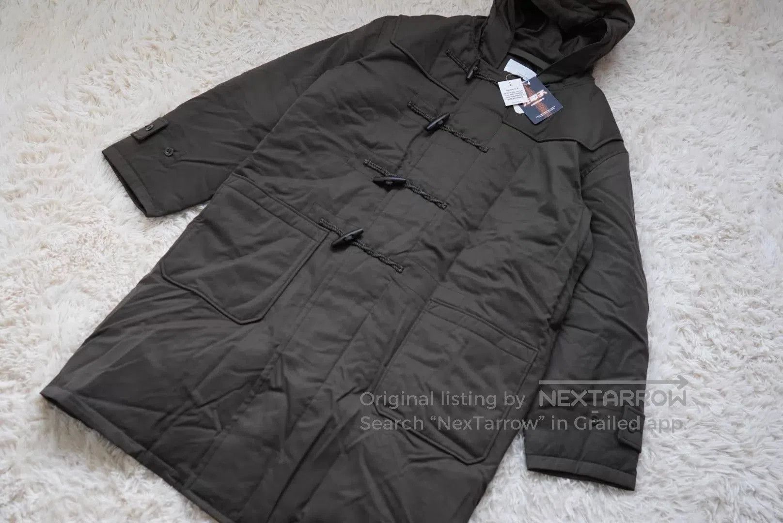 Nanamica Hooded Toggle-Front Long Heavy Coat. Size US M / EU 48-50 / 2 - 2 Thumbnail