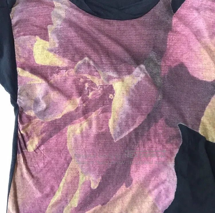 Vivienne Westwood Vivienne Westwood Beautiful floral design cotton black top Size M / US 6-8 / IT 42-44 - 4 Thumbnail