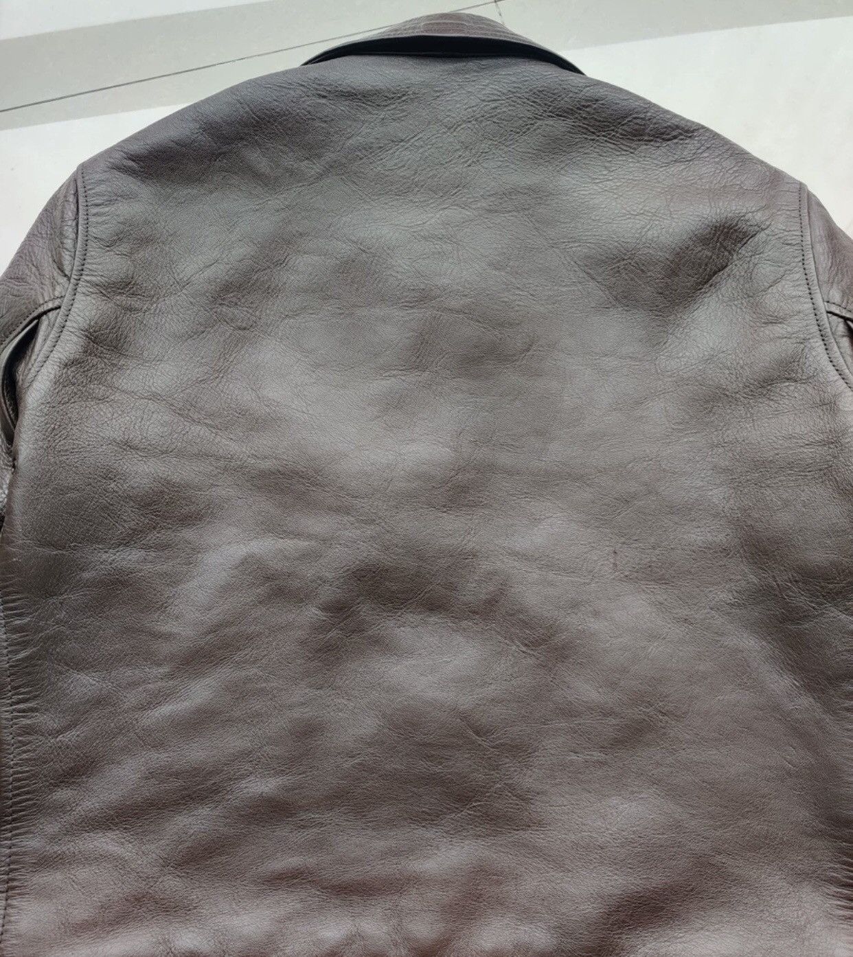 Freewheelers Freewheelers Brown Wooden Box Skull Horse Leather Coat Size US M / EU 48-50 / 2 - 6 Thumbnail