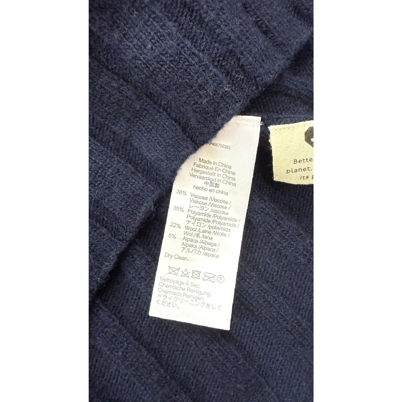 Madewell VINTAGE Madewell Sweater Dress Womens XXS Casual Long Sleeve Navy Blue Knit Winter Size XXS / US 00 / IT 34 - 3 Thumbnail