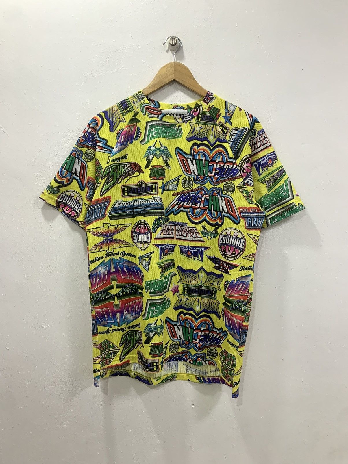 Moschino MOSCHINO COUTURE AOP - MULTI LOGO MESH TOP Size US XS / EU 42 / 0 - 2 Thumbnail
