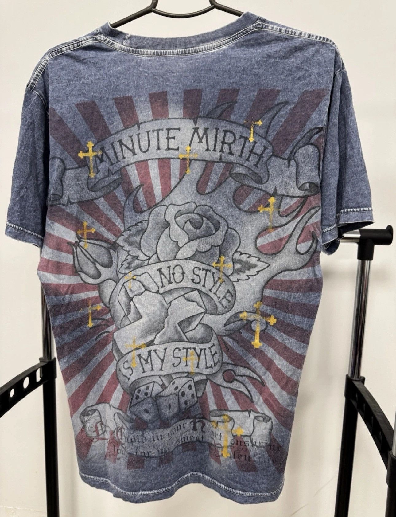 Ed Hardy Vintage Minute Mirth Y2K T Shirt Skull Ed Hardy Style Size US L / EU 52-54 / 3 - 10 Thumbnail