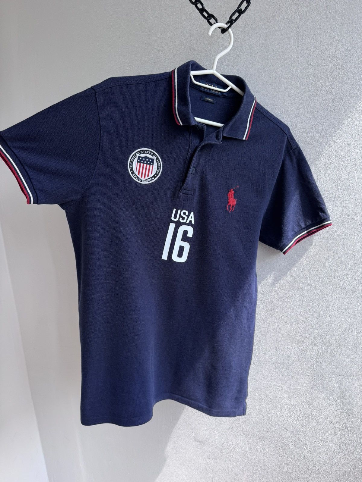 Polo Ralph Lauren Polo Ralph Lauren Big Pony USA Rugby Shirt #16 Chief Keef Size US M / EU 48-50 / 2 - 8 Thumbnail