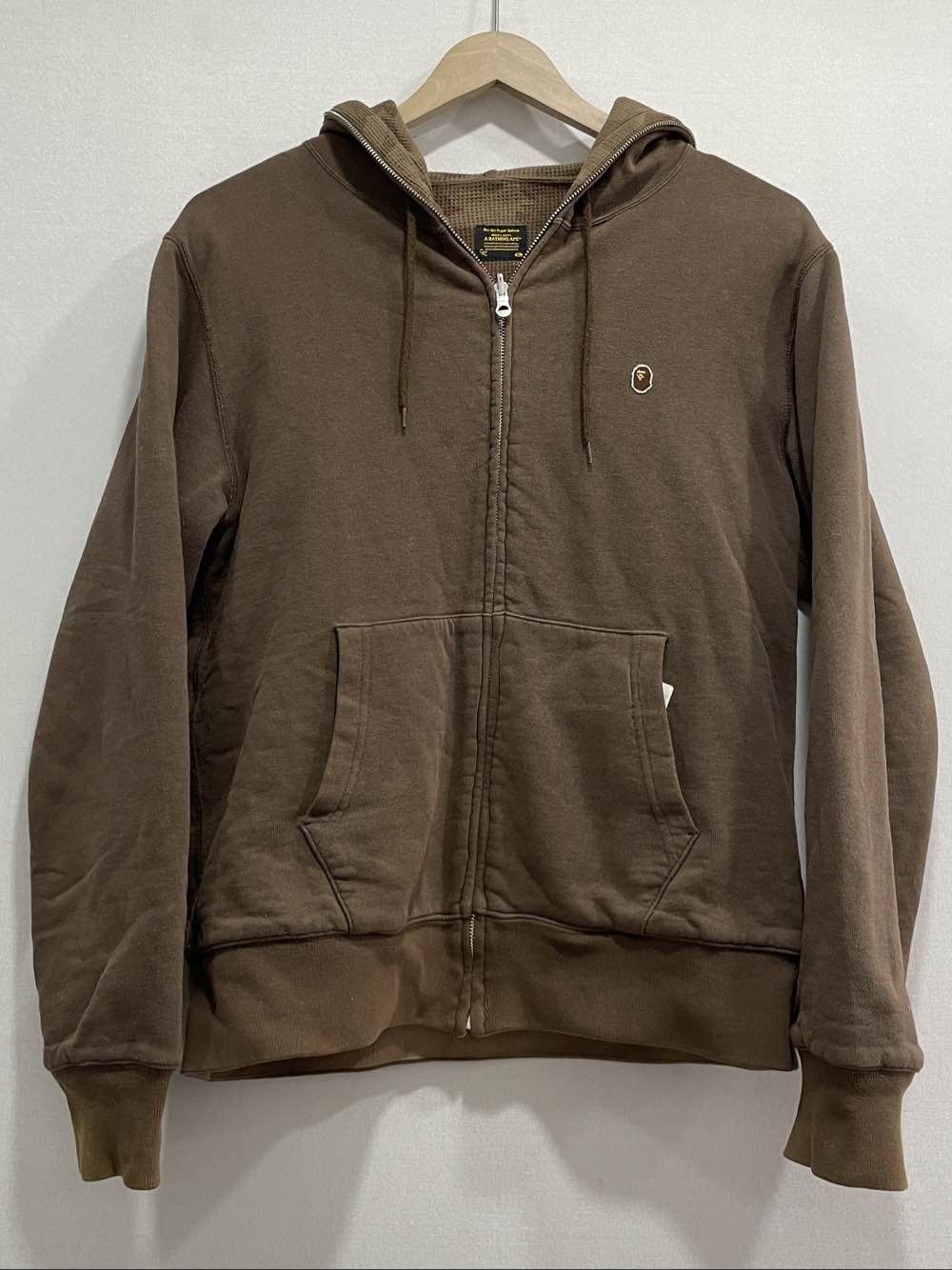 Bape A Bathing Ape Embroidered Zip Up Hoodie Size L Size US L / EU 52-54 / 3 - 1 Thumbnail