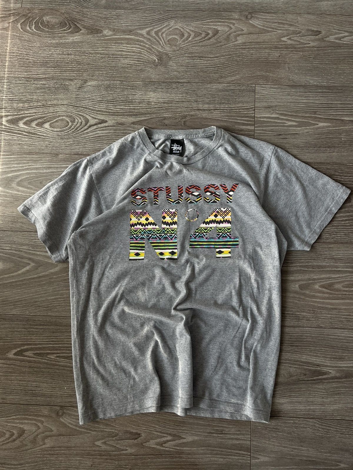 Stussy × Vintage ‼️Stussy Vintage No 4 Coloured Tee‼️ Size US M / EU 48-50 / 2 - 5 Thumbnail