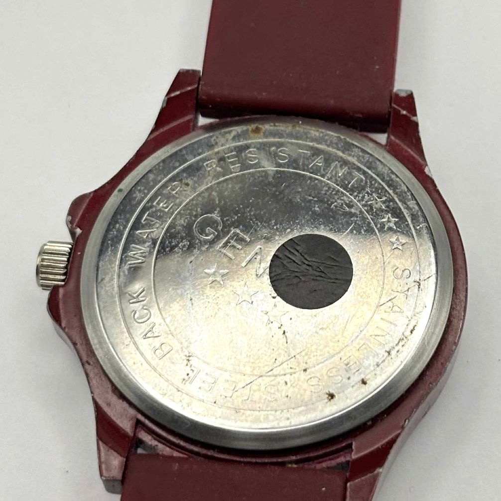 Other Burgundy & Silver Men's Watch Size ONE SIZE - 5 Thumbnail