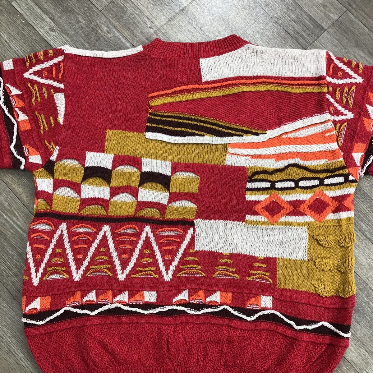 Coogi 1990s Vintage Bazzanti Coogi 3D Cable Luxury Knitwear Top Size US M / EU 48-50 / 2 - 16 Thumbnail