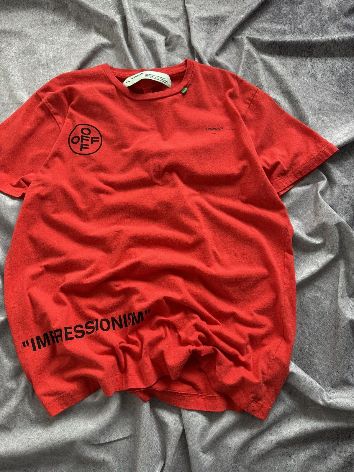 Off-White Off White Spray Marker Impressionism Tee Size US XXS / EU 40 - 5 Thumbnail