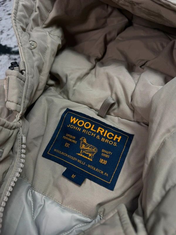 Other Beige Woolrich winter parka jacket with M logo Size M / US 6-8 / IT 42-44 - 5 Thumbnail
