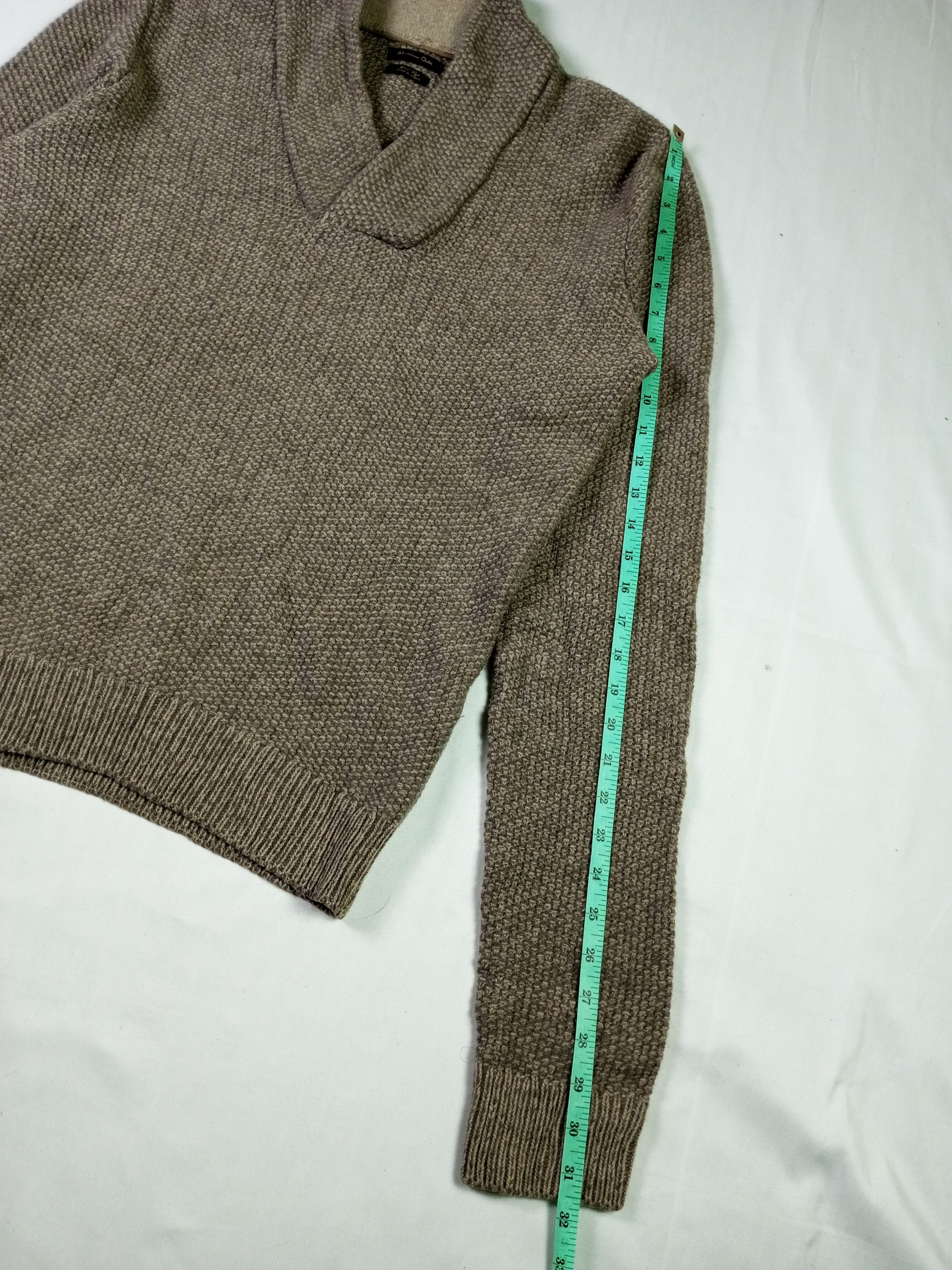 Massimo Dutti × Vintage Vintage Massimo Dutti Brown Knit Wear Size US L / EU 52-54 / 3 - 7 Thumbnail