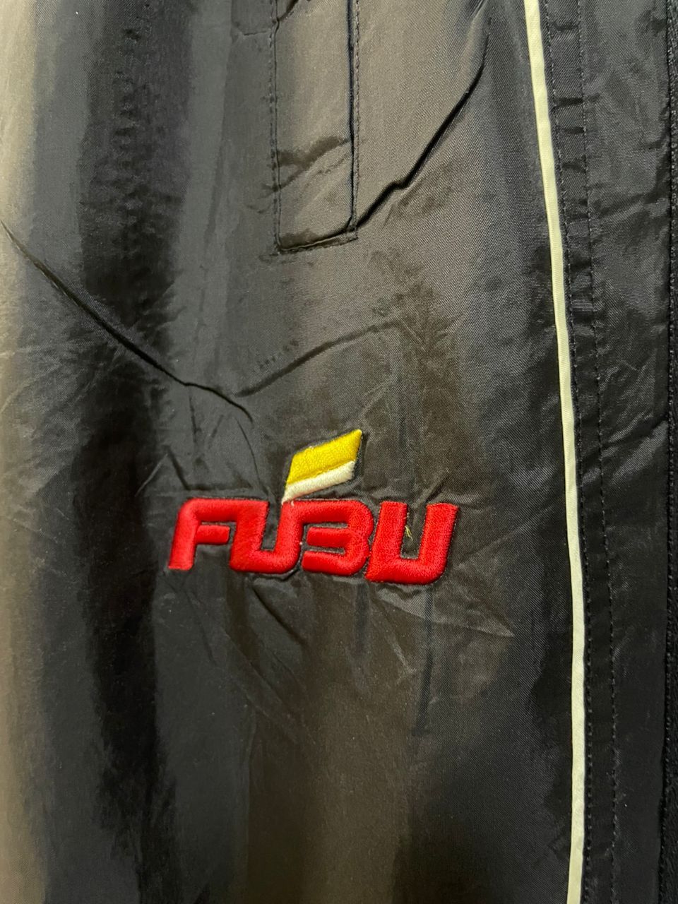 Fubu 💥Baggy Fubu Sidetape Track Nylon Pants 💥 Size US 36 / EU 52 - 6 Thumbnail