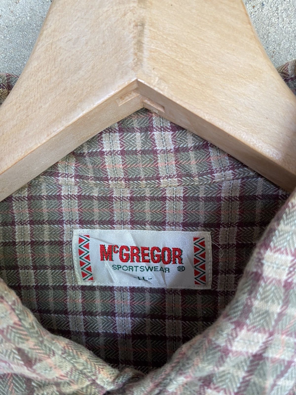 McGregor Vintage McGregor Plaid Tartan Flannel Shirt Size US XL / EU 56 / 4 - 4 Thumbnail