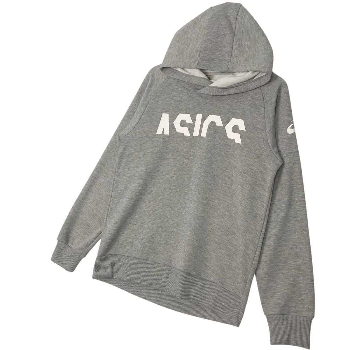 Vintage Vintage Asics Hoodie Sweater Grey Big Logo Indonesia Size M Size US M / EU 48-50 / 2 - 2 Thumbnail