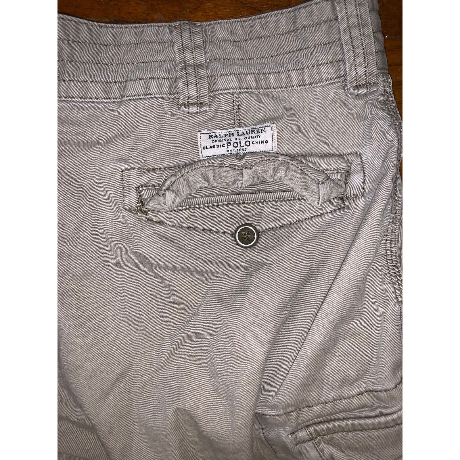Polo Ralph Lauren Polo Ralph Lauren Cargo Shorts 36 Khaki Utility Military Size US 36 / EU 52 - 3 Thumbnail