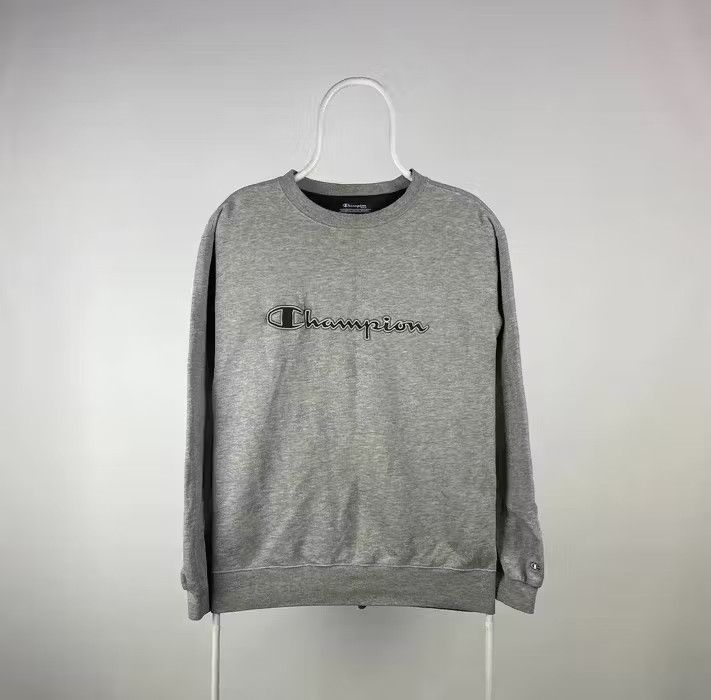 Champion Champion vintage sweatshirt big logo size L grey Size US L / EU 52-54 / 3 - 1 Thumbnail