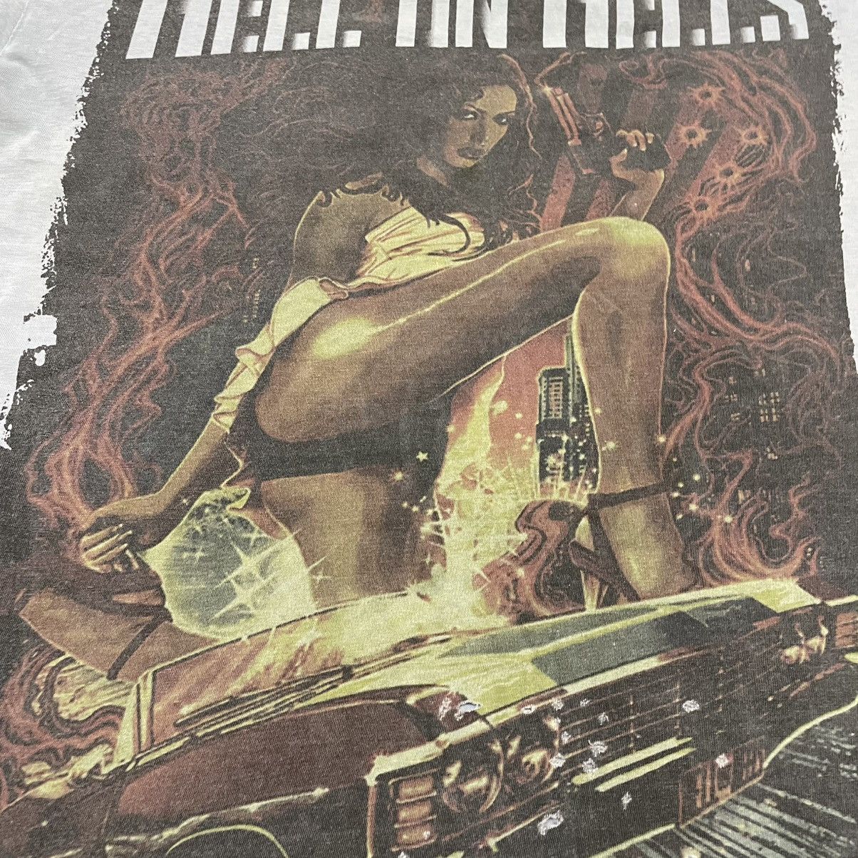 Vintage Vintage Y2K Sun Faded Graphic Tee Horror Grunge Streetwear L Size US L / EU 52-54 / 3 - 5 Thumbnail
