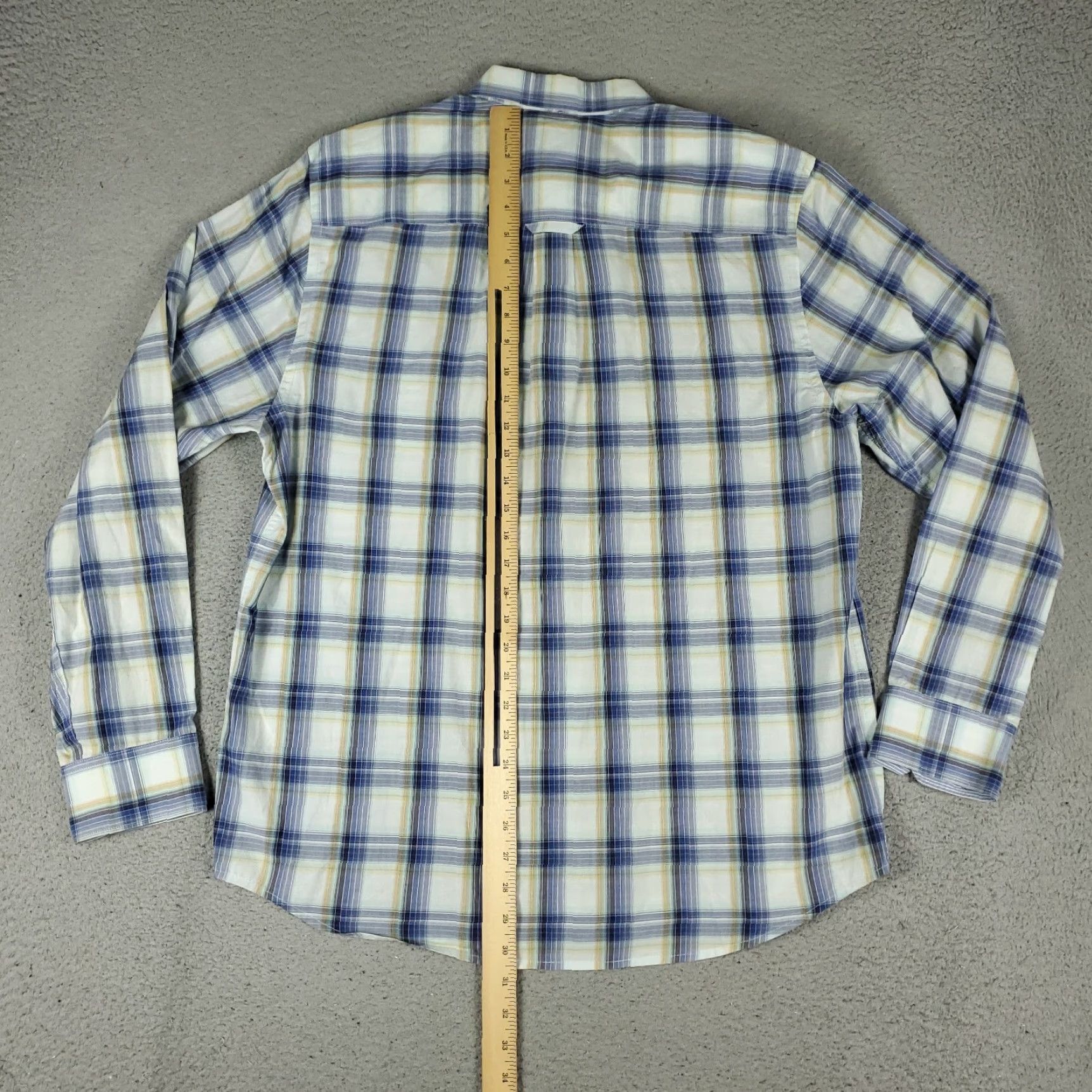 Tommy Bahama Tommy Bahama Shirt Mens Large Blue Plaid Cotton Button-Up Long Sleeve Size US L / EU 52-54 / 3 - 3 Thumbnail