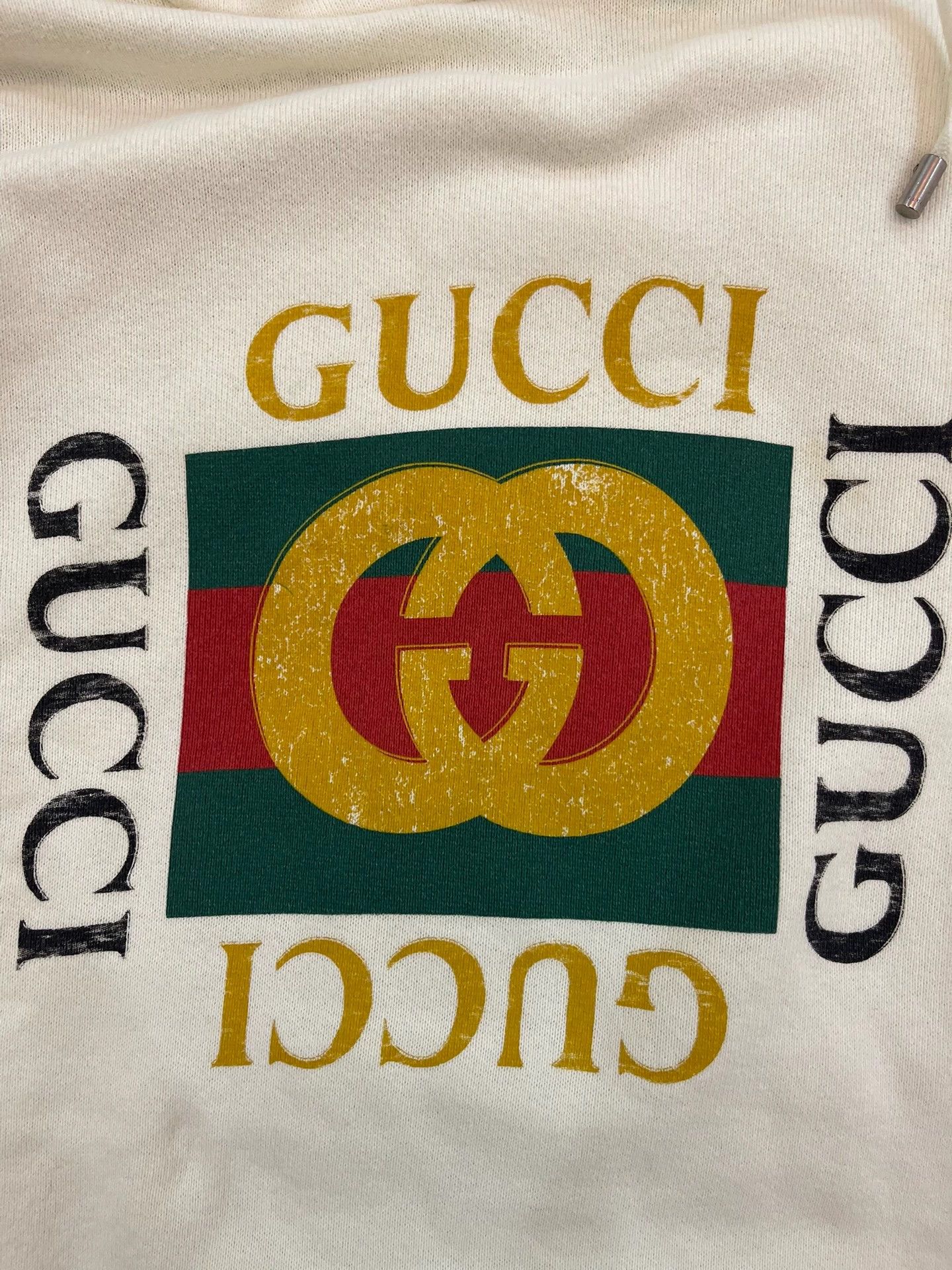 Gucci Gucci OS Belt Logo Big Logo Sweatshirt M Size US M / EU 48-50 / 2 - 3 Thumbnail