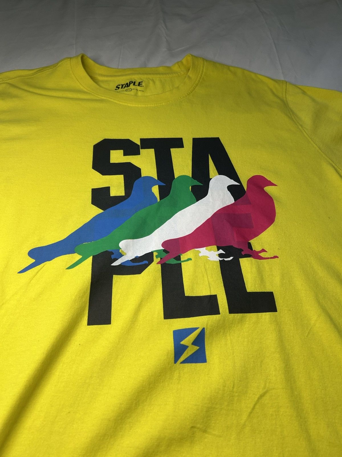 Staple YELLOW STAPLE TEE Size US XL / EU 56 / 4 - 2 Thumbnail