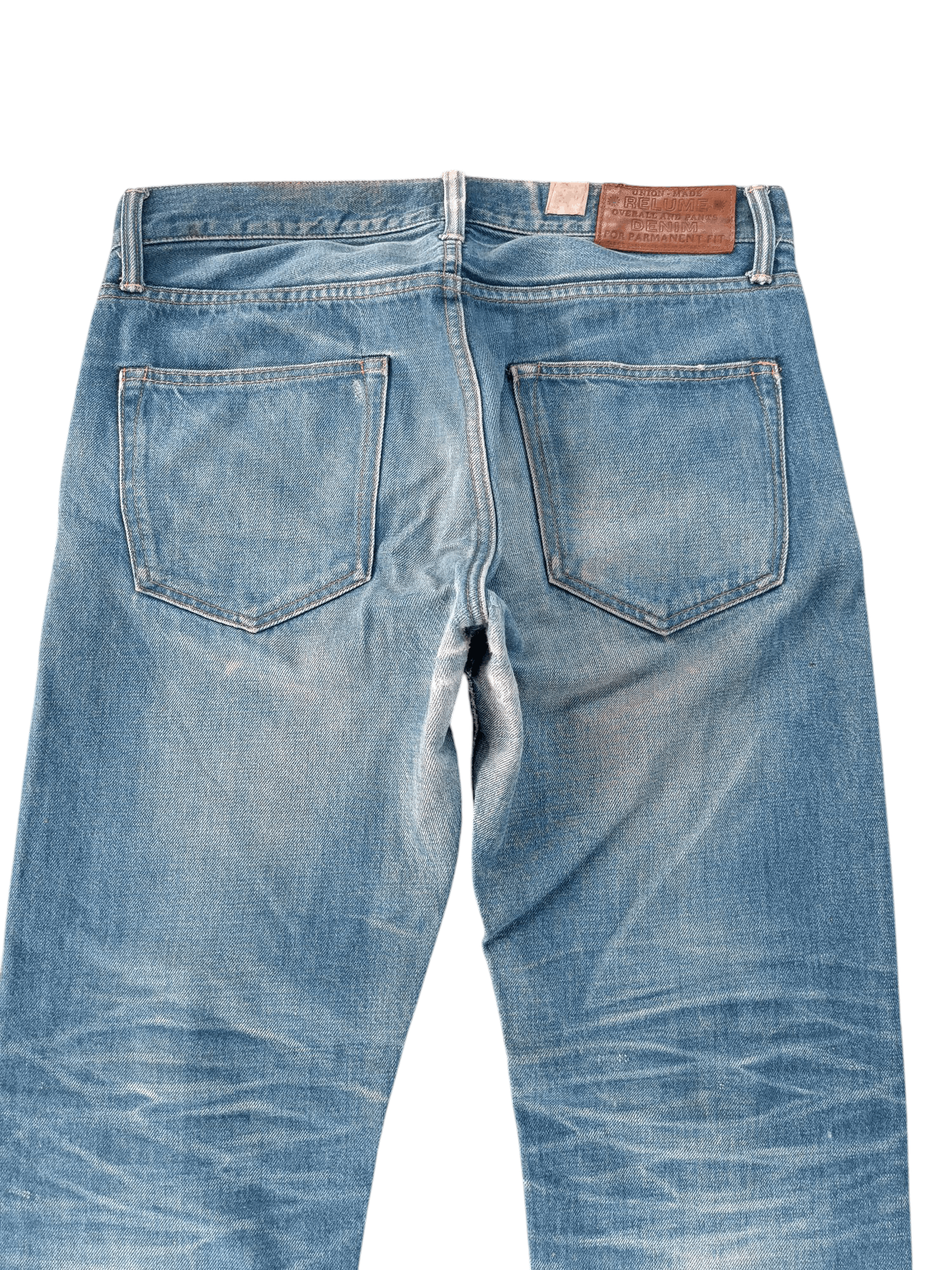 Japanese Brand × Vintage VINTAGE Relume Selvedge Whiskers Faded Denim E243i Size US 32 / EU 48 - 10 Thumbnail