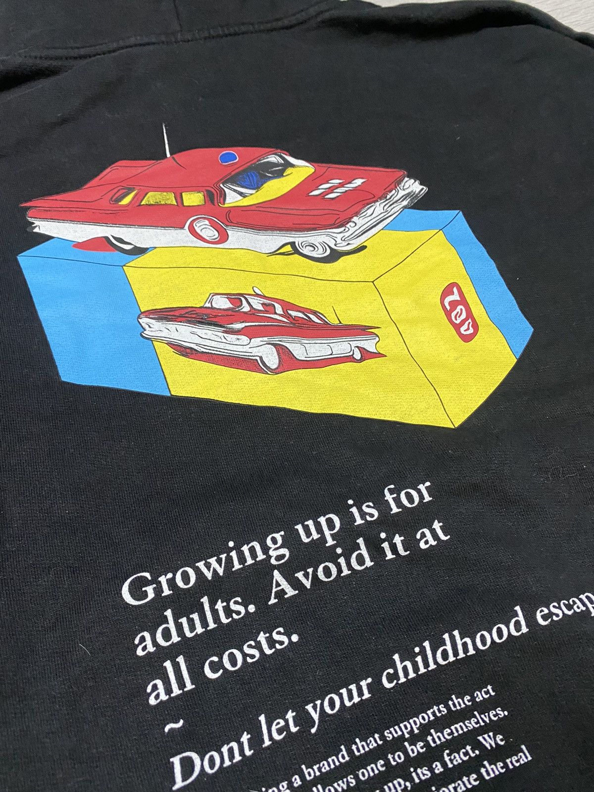 Other Childish 🔥 overprint vintage big logo hoodie fire flame car Size US M / EU 48-50 / 2 - 11 Thumbnail