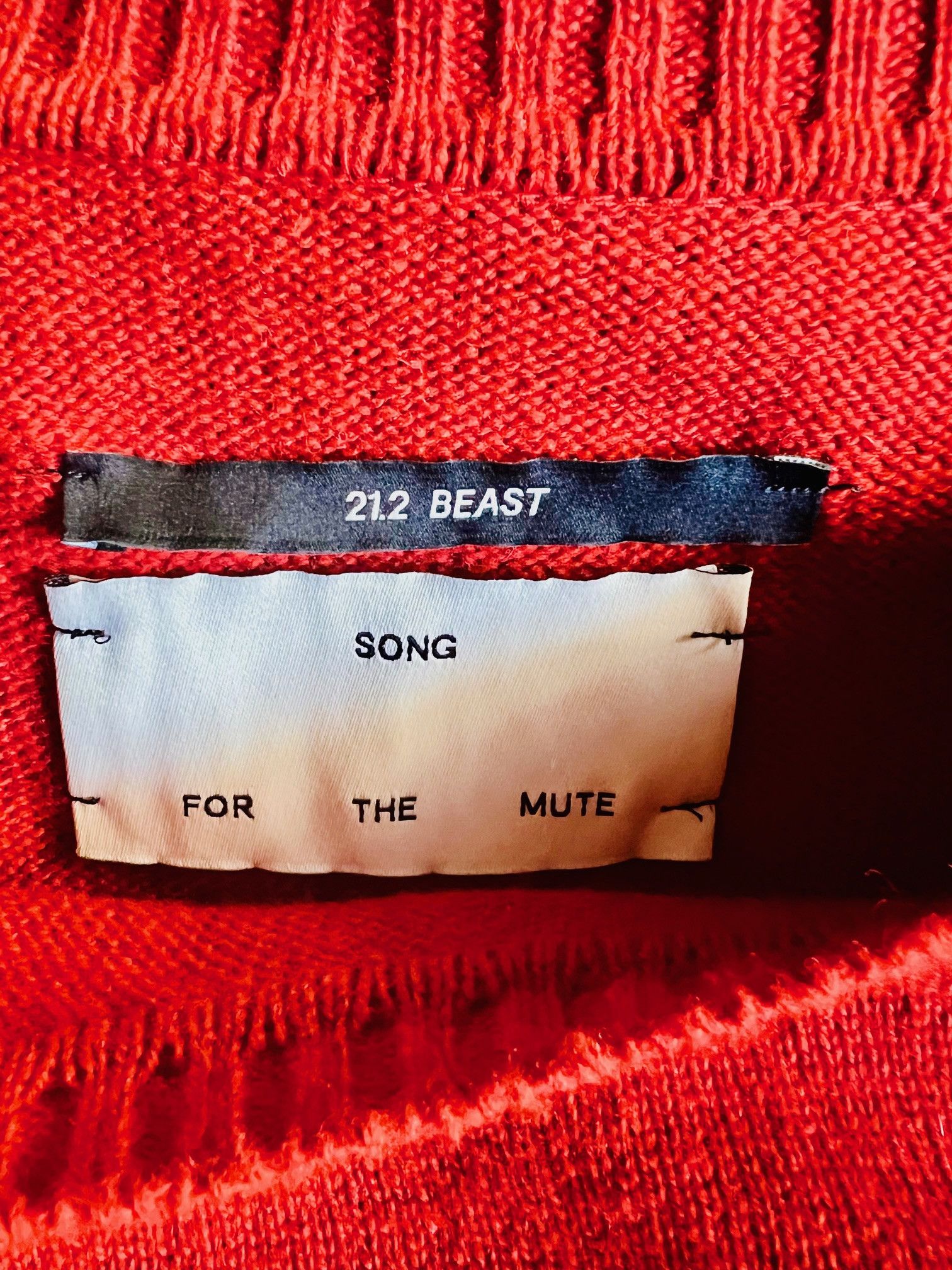 Song For The Mute SONG FOR THE MUTE BEAST SWEATER SS 2021 Size US M / EU 48-50 / 2 - 9 Thumbnail