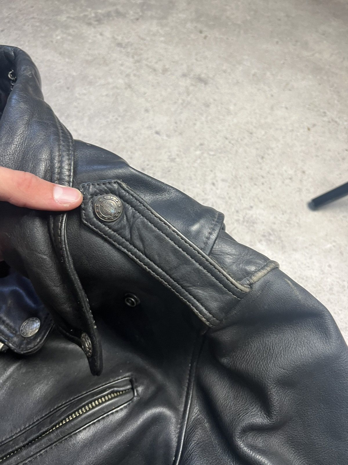 Harley Davidson HARLEY DAVIDSON vintage leather jacket Size US M / EU 48-50 / 2 - 20 Thumbnail