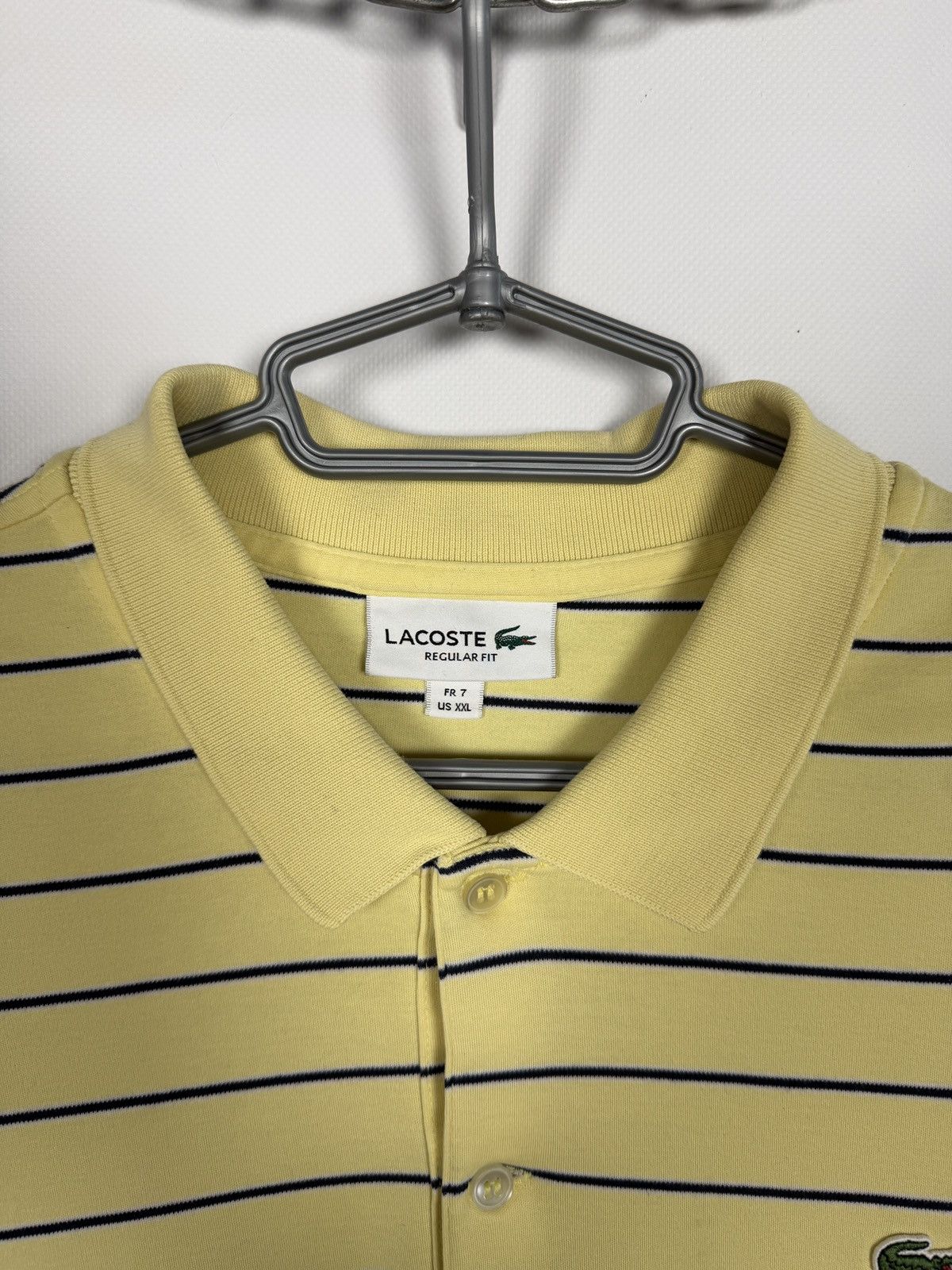 Lacoste Men’s Lacoste Striped Polo Shirt Regular Fit Size 7 (XXL) Size US XXL / EU 58 / 5 - 7 Thumbnail