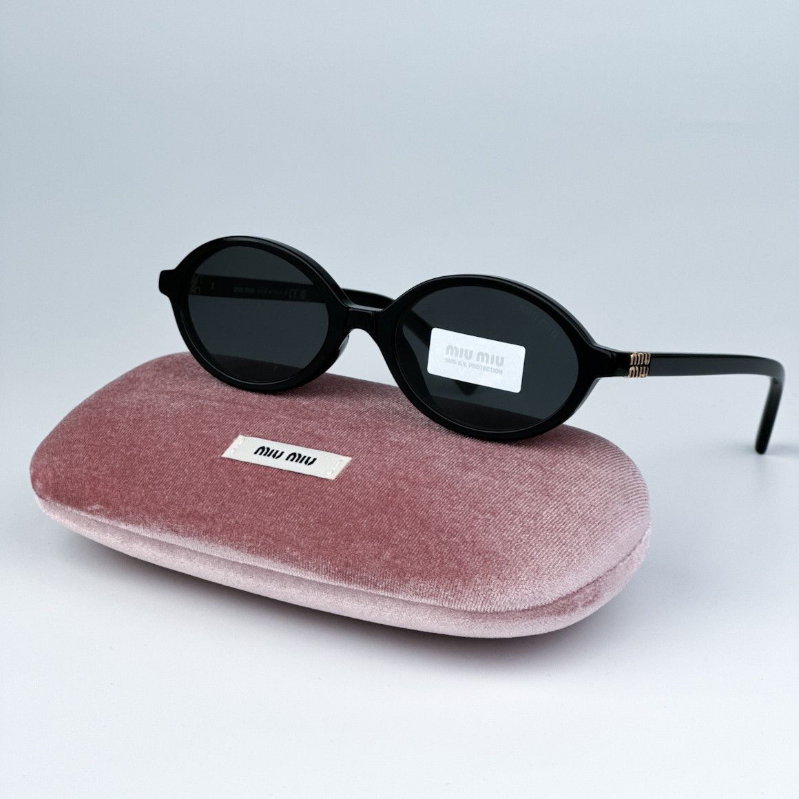 Miu Miu NEW Miu Miu MU04ZS 1AB5S0 REGARD Unisex Sunglasses Size ONE SIZE - 1 Thumbnail